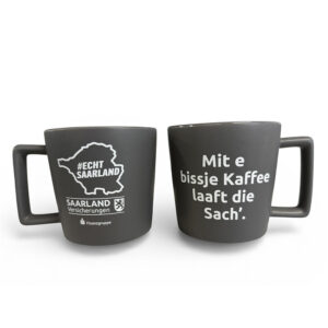 Keramiktasse grau